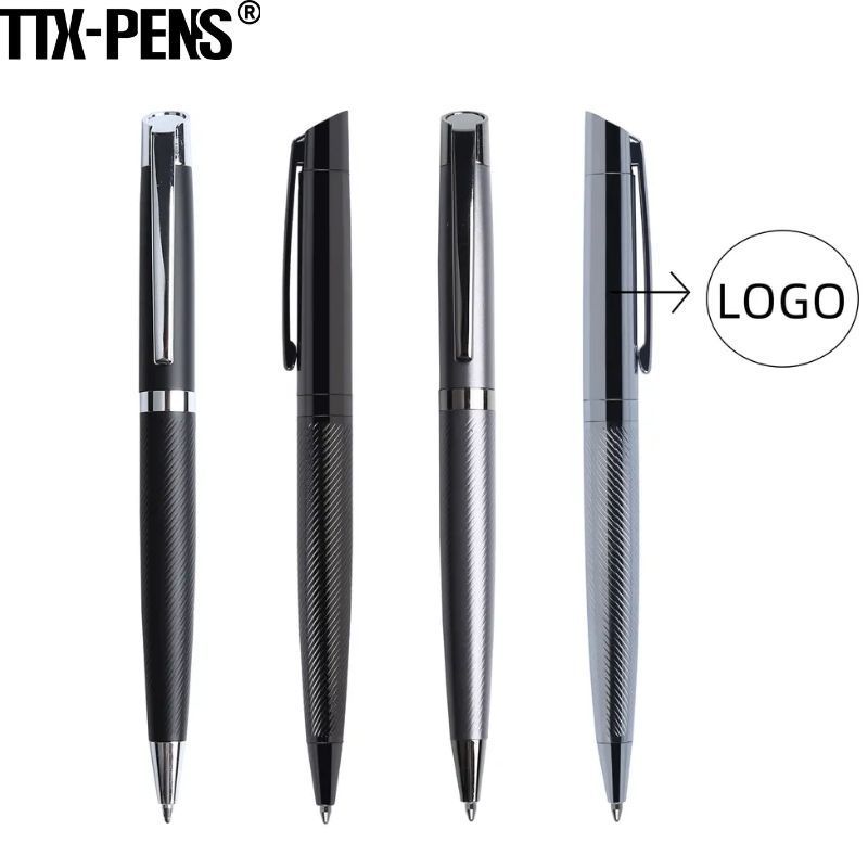 TTX Luxury Business Hotel VIP Gift Stainless Steel Metal Signature Parker Ink Premium Ballpoint Rollerball Pen With Custom Logo