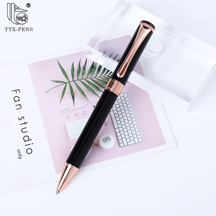 TTX Gift Promotional Elegant Metal Clip Customizmetal Body Ballpoint Pen Ballpen