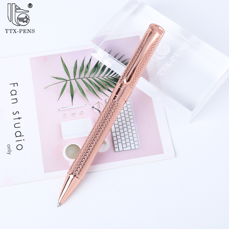 TTX Gift Promotional Elegant Metal Clip Customizmetal Body Ballpoint Pen Ballpen