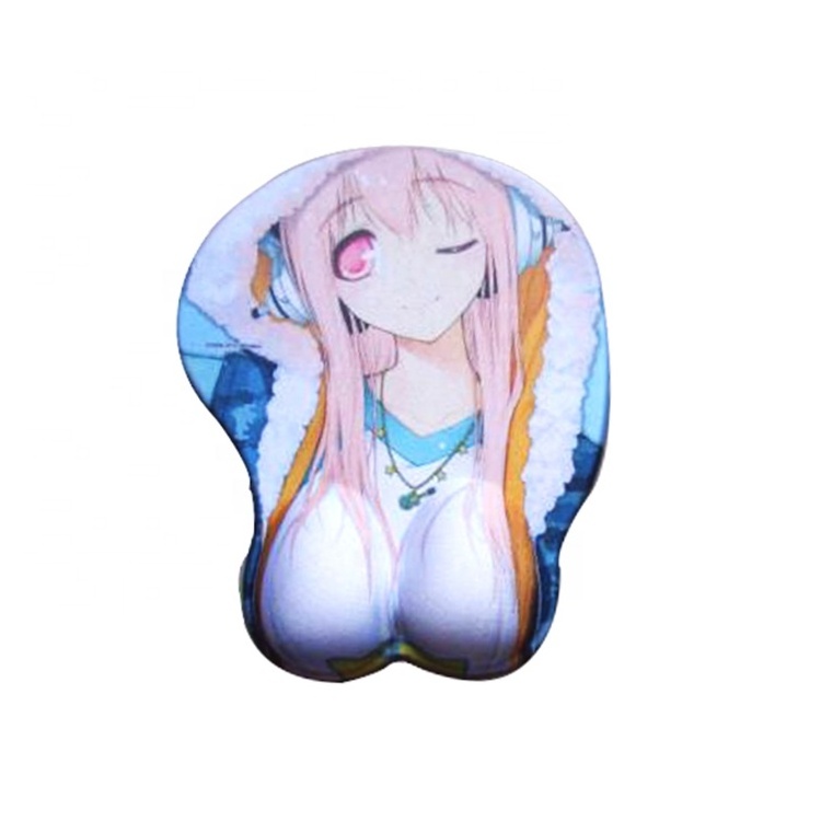 New OEM 3D beauty sexy japanese hot girl custom Wrist Rest Mouse Pad