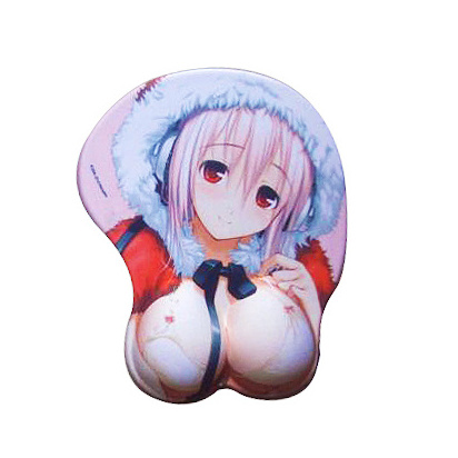 New OEM 3D beauty sexy japanese hot girl custom Wrist Rest Mouse Pad