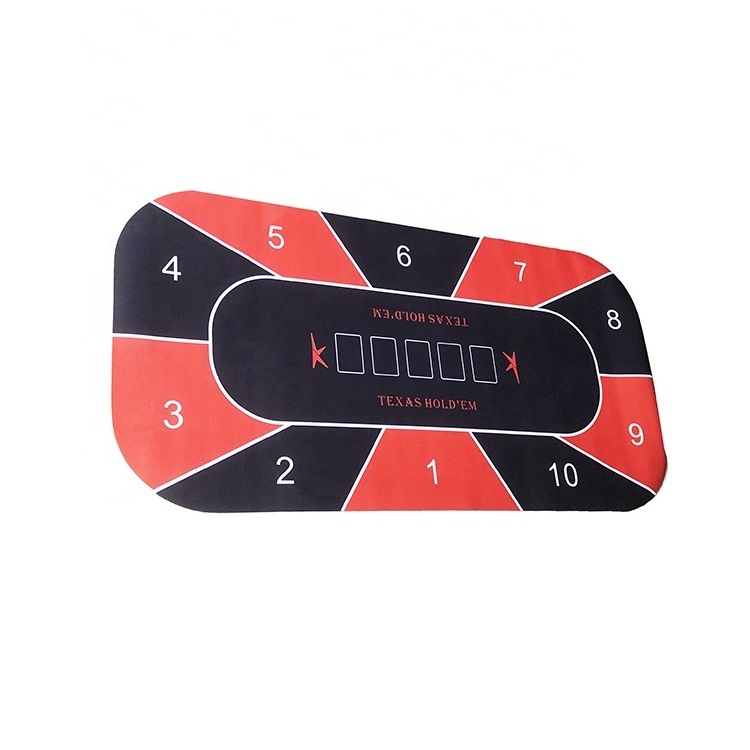 Anti silp Rubber Poker Game Play gambling Table poker  Mat casino poker table cloth mat non slip noise dampening neoprene mat