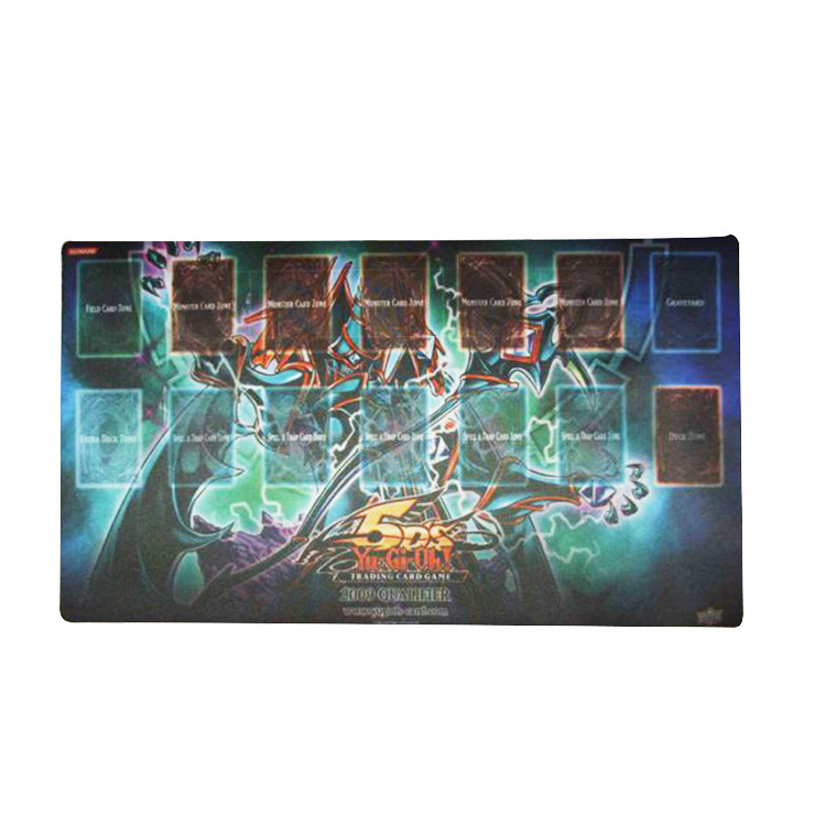 custom printing Deck board card game mat non slip neoprene rubber custom printing yu-gi-oh warcraft poke play mat