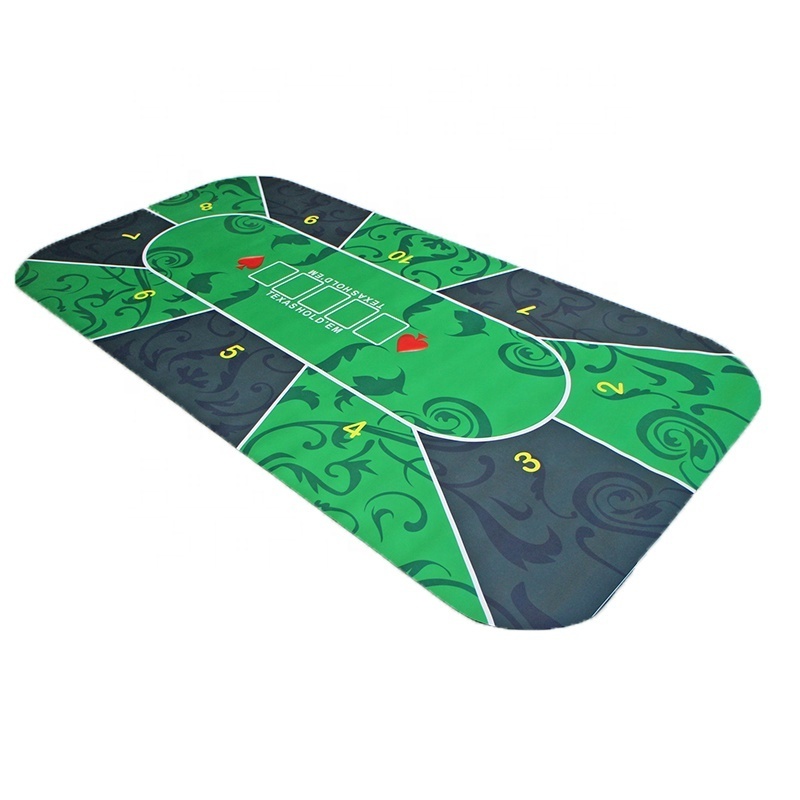 Custom blank sublimation gambling poker mat,Poker Table Felt