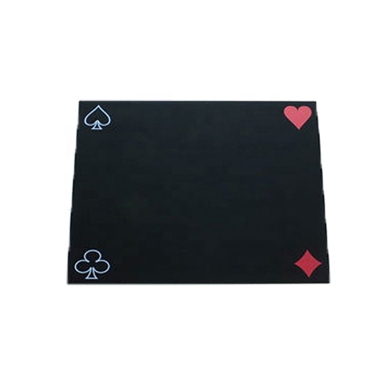 Portable Rubber Non-Slip Poker Table Top w/Carrying Bag for Poker Games Blackjack Casino Custom Rubber Poker Mat