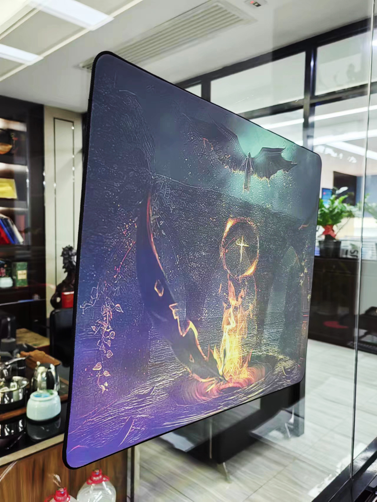 49x42CM XL Artisan Mouse Pad Quick Running Jacquard Texture POLO Grip Great Sponge Gaming Mat