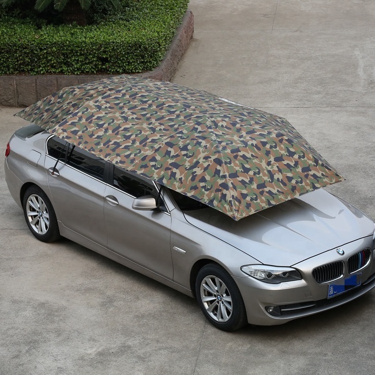 Wholesale Anti-UV Car Tent Cover Movable Carport Foldable Automatic Car Umbrella protect car