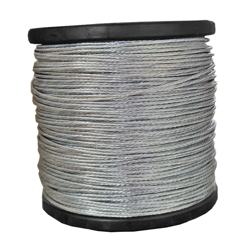 Electric Fence Wire Diameter 2.0mm Multi Strand Aluminum Magnesium Alloy Wire High Voltage Pulse Power Grid Steel Wire