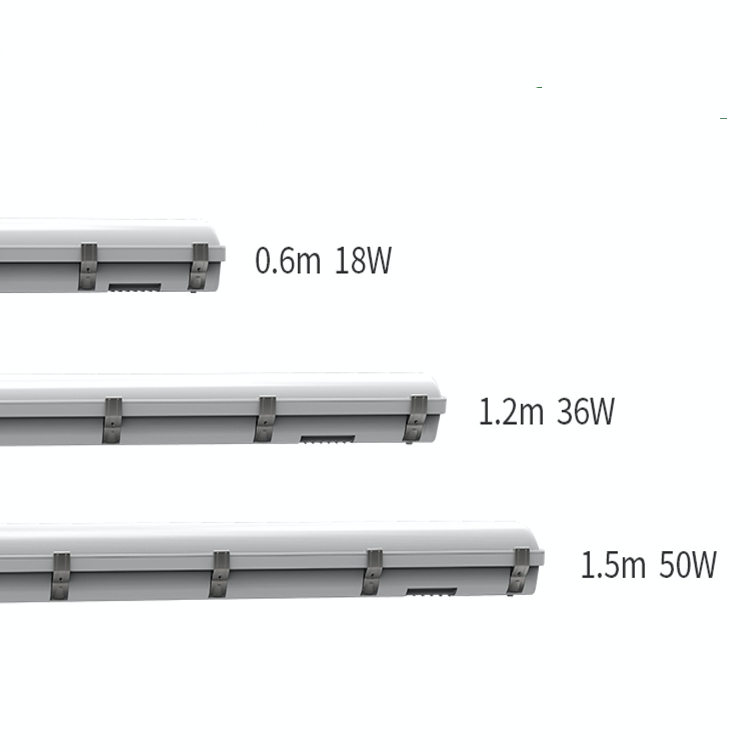 China Factory IP66 Workshops Tridonic 4000k Low Profile Flush Mount Ceiling Dimmable Strip LED Linear 18W 40W LED Batten Light