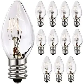 alt Rock Lamp Bulb 15 Watt Light Bulbs for Himalayan Salt Lamps & Baskets E12  E14  Base Incandescent Bulbs 15 Watt