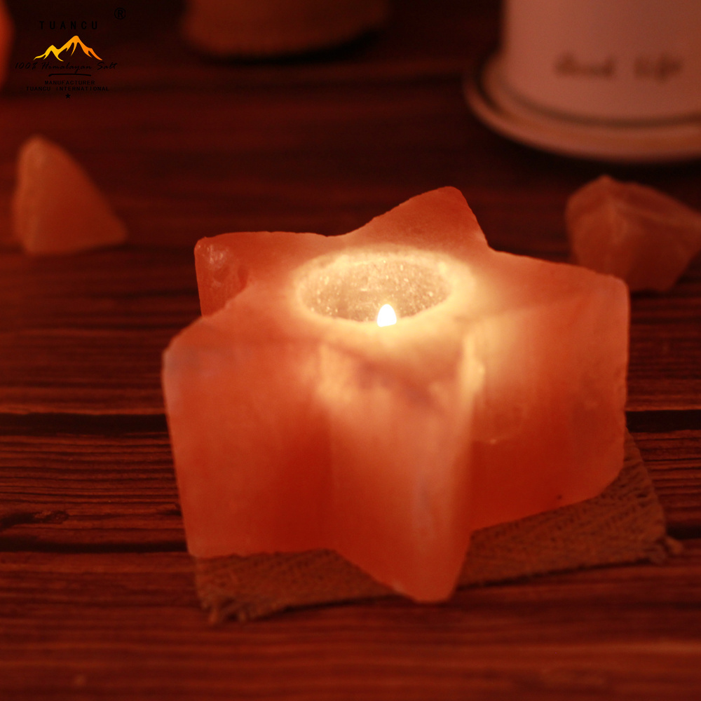 900g -1.2kg Himalayan Crystal Pink Rock Salt Candle Holder Himalayan Tea Light Natural crafts Purify Air Hand Carved Health Care