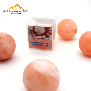 Wholesale Body Massage Kit Pink Himalayan Salt Hot Energy Rock Crystal Heated Warm Stone for Spa Therapy Relaxing Pain ReliefHo