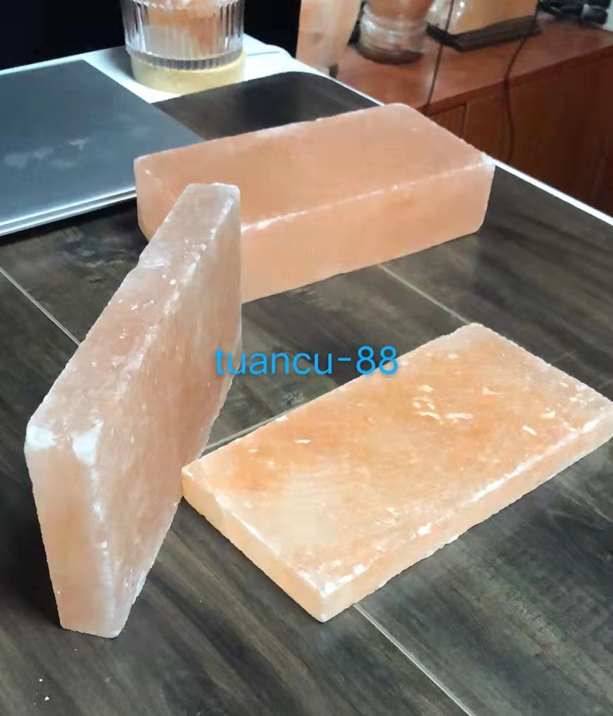 Himalayan Salt Hot Energy Rock Crystal Heated Warmer Stone Wholesale Salt Foot Scrub Body Massage Pink Adults Bar Foot Spa Oil