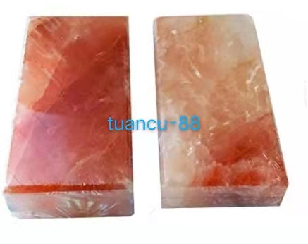 Himalayan Salt Hot Energy Rock Crystal Heated Warmer Stone Wholesale Salt Foot Scrub Body Massage Pink Adults Bar Foot Spa Oil