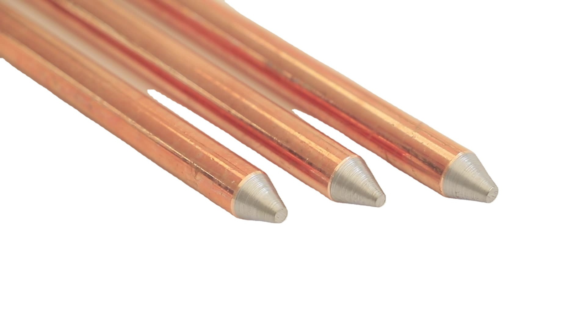 Copper bonded copper ground earth rod