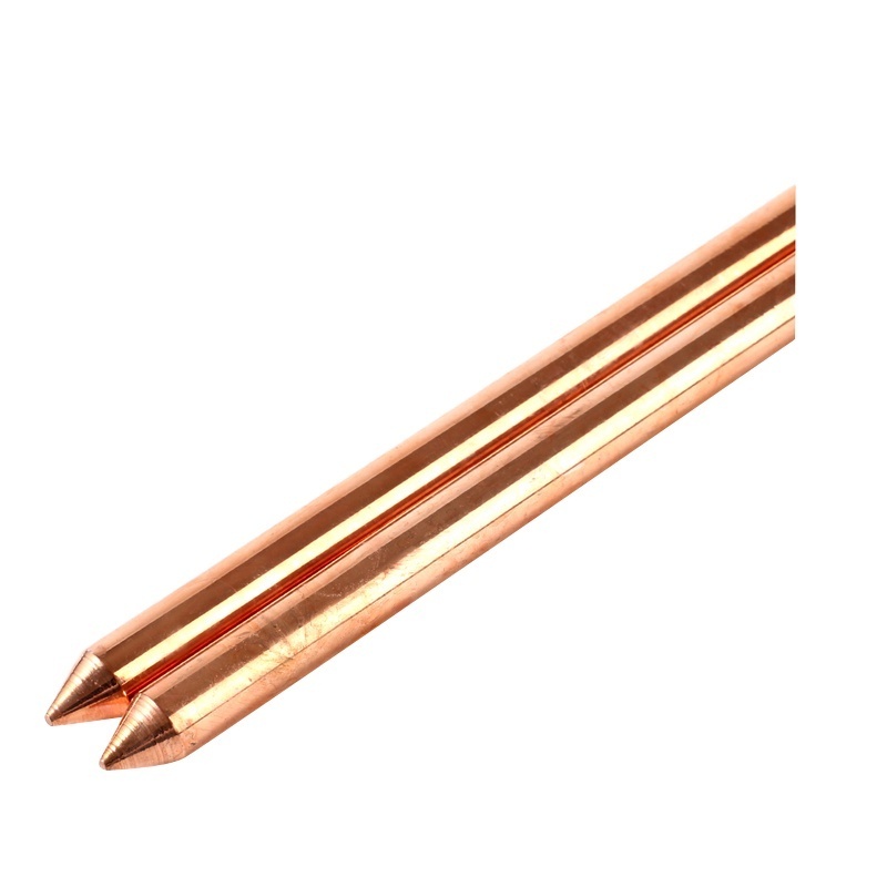 Copper bonded copper ground earth rod