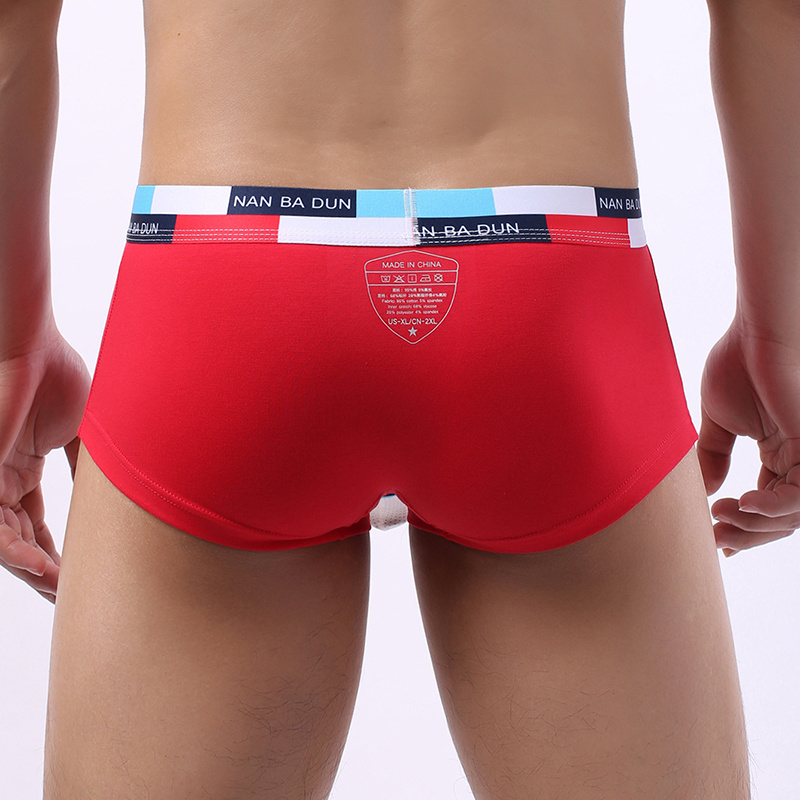 Wholesale Boys Modal Comfortable Shorts U Convex Man Boxer Briefs Cotton Men's Underwear