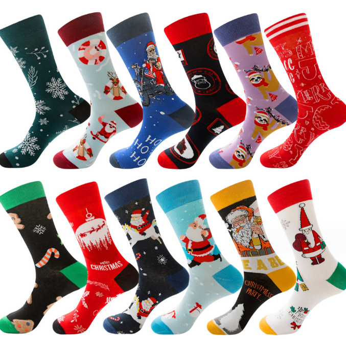 2023 Fuzzy Christmas Socks For Men Wholesale Lovely Funny Holiday Socks Bulk For Winter Christmas Halloween Gifts For Adults