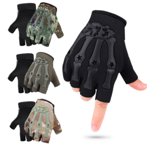 High Quality Adults Unisex Half Finger Sports Tactical Gloves Outdoor Cycling Protection Non-slip And Wear-resistant Gloves