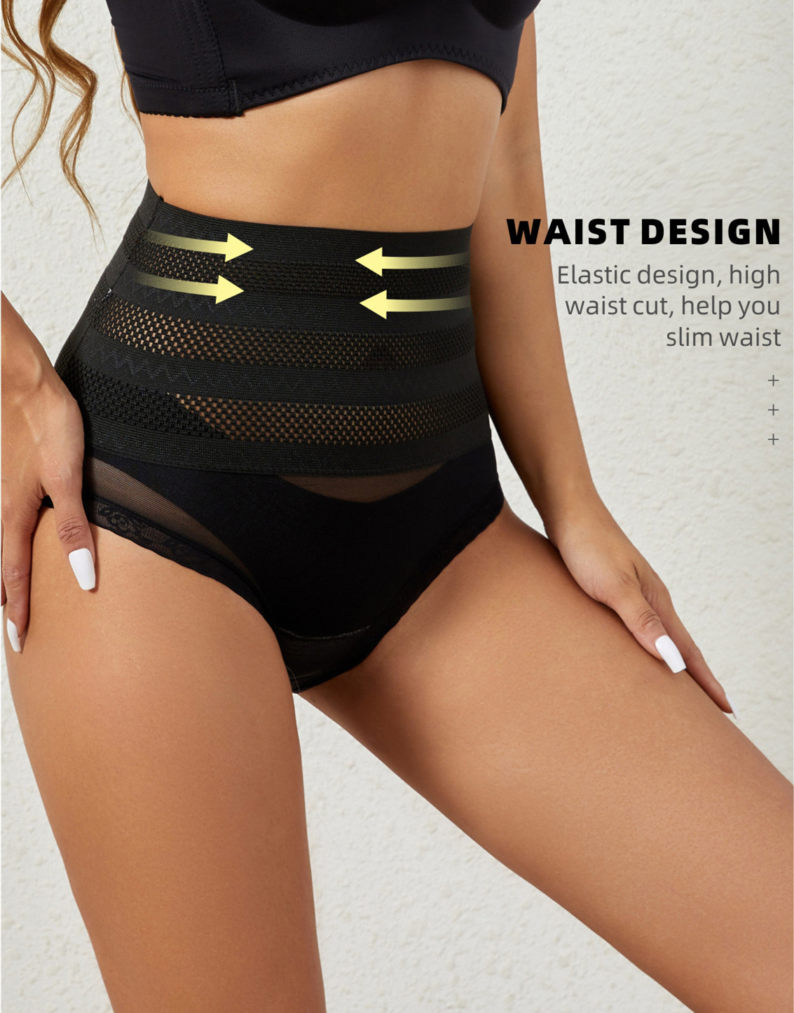 High Waist Slimming Butt Lifter Shorts Tummy Control Hip Enhancer Body Shaper Women's Bodysuit With Adjustable Strap Shapewear