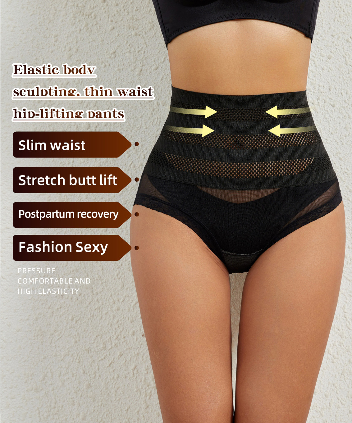 High Waist Slimming Butt Lifter Shorts Tummy Control Hip Enhancer Body Shaper Women's Bodysuit With Adjustable Strap Shapewear