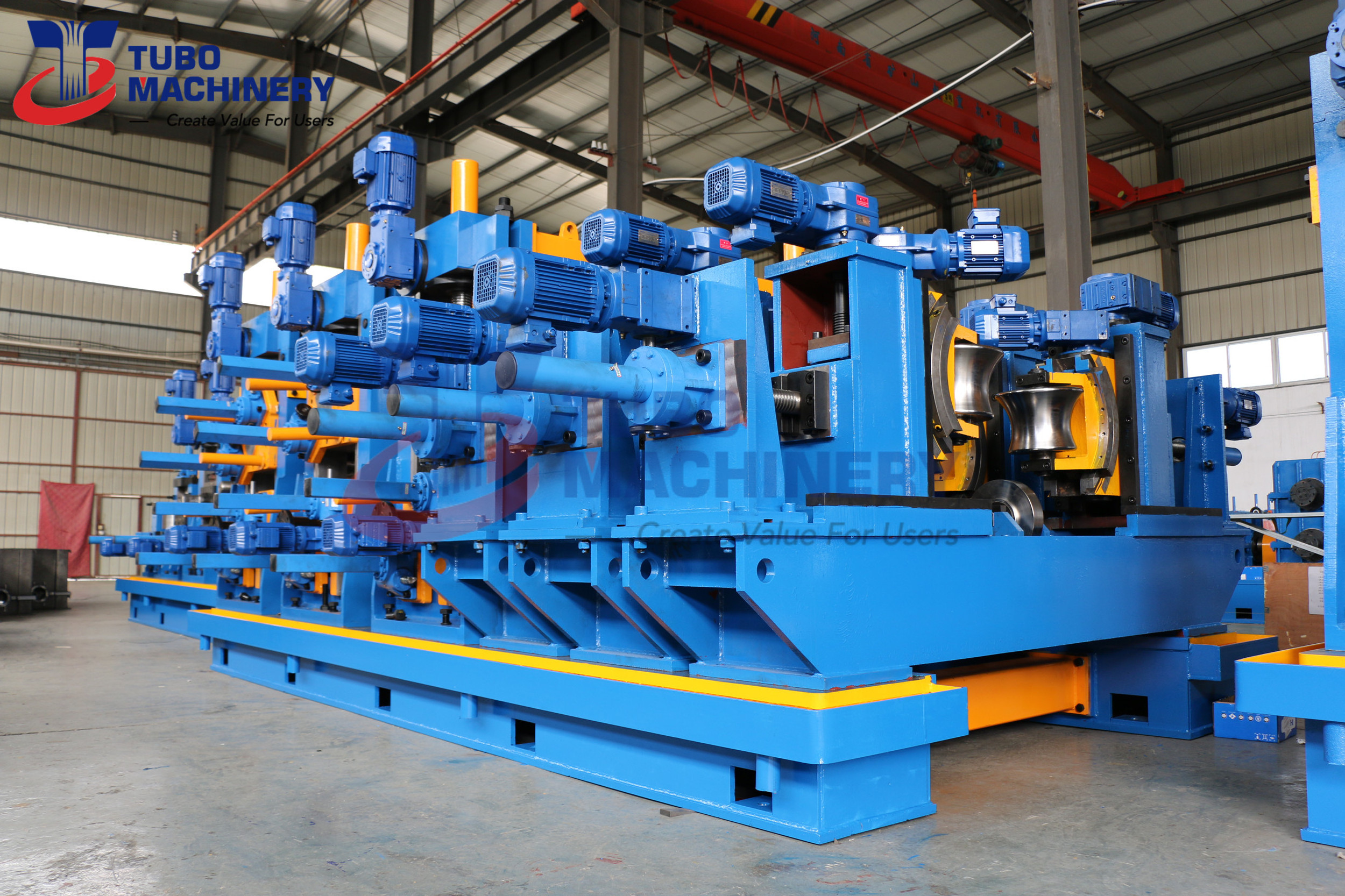 Automatic Steel Pipe Mill Machine ERW Tube Mill Line