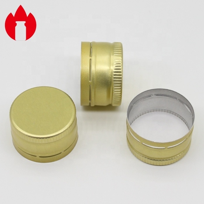 28mm Anti-Theft/Pilfer-Proof Aluminum Cap for Beverage Glass bottle