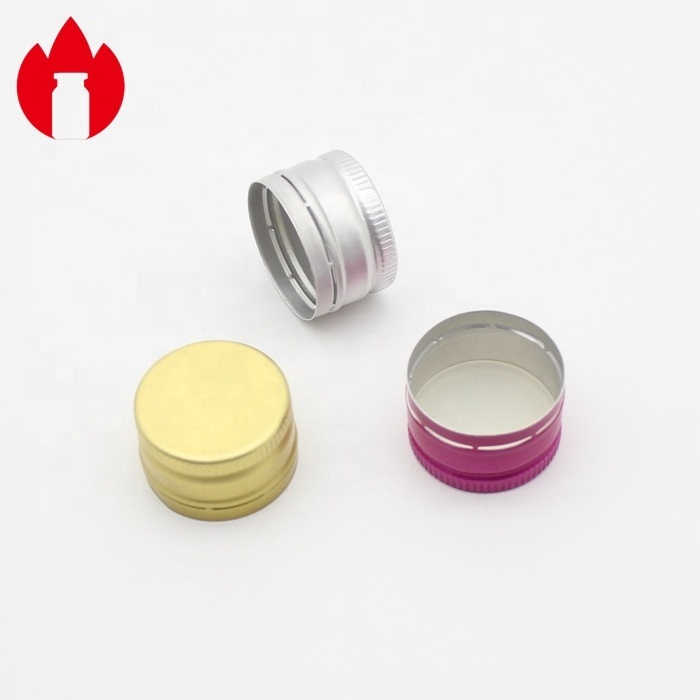 28mm Anti-Theft/Pilfer-Proof Aluminum Cap for Beverage Glass bottle