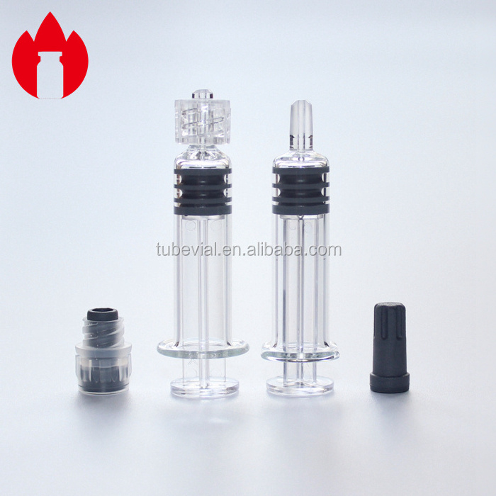 1ml 2.25ml 3ml 5ml Medical or Cosmetic Prefilled Glass Syringe