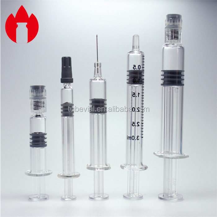 Disposable Prefilled Glass Syringe Sterile Syinge 1ml 2ml 3ml 5ml