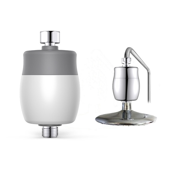 Household shower head water filter include activated carbon KDF 55 and calcium sulfite water filter for shower head