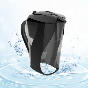 10 Cup Portable Alkaline Water Filter Pitcher with Longest Lasting Advanced Large Water Purification Jug