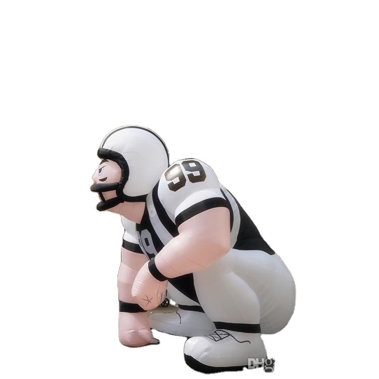 Customized Advertising Inflatables Bubba Inflatable Football Player Inflatables Rugby Player for Outdoor Sports decoration