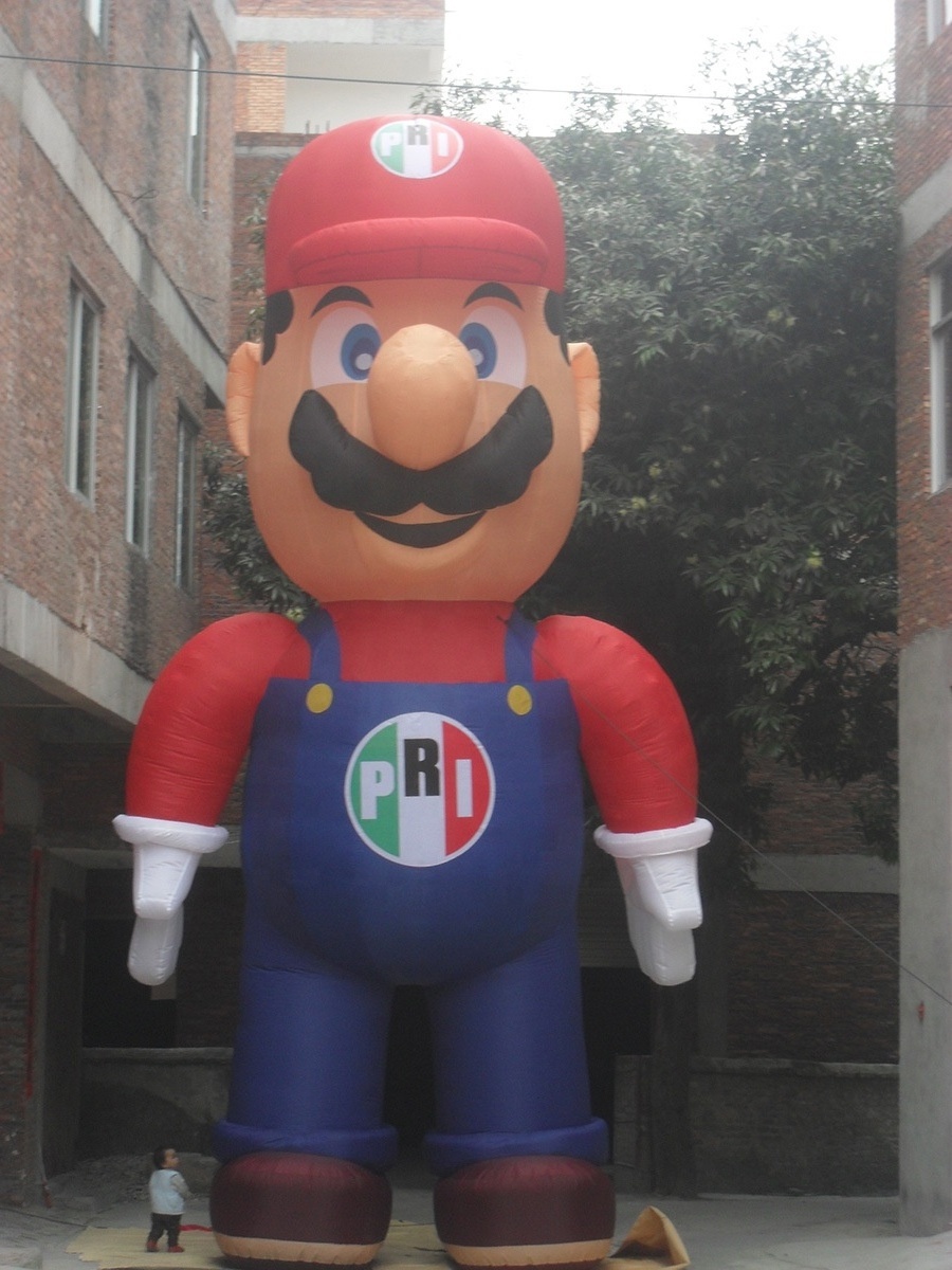 wholesale Custom size 5mH advertising big inflatable super mario