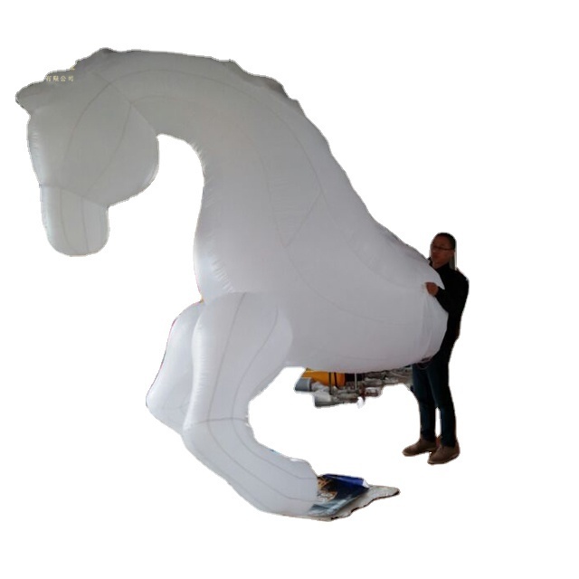 customized giant inflatable horse zebra model for advertising