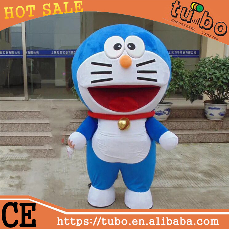 2015 hot sell! cheap plush doraemon / doraemon mascot costume for advertising