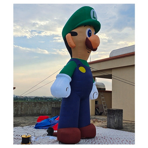 wholesale Custom advertising air blow super mario brick inflatable mascot