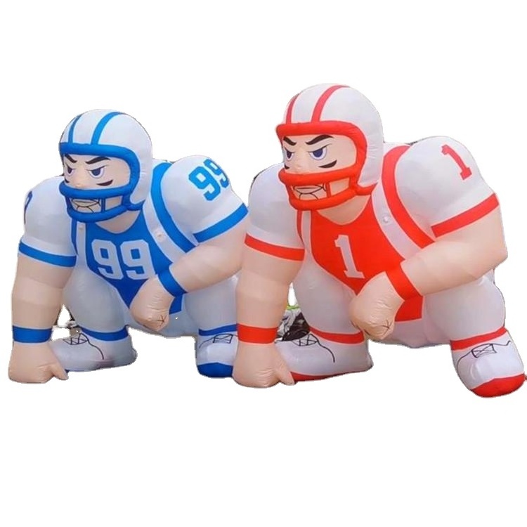 Customized Advertising Inflatables Bubba Inflatable Football Player Inflatables Rugby Player for Outdoor Sports decoration