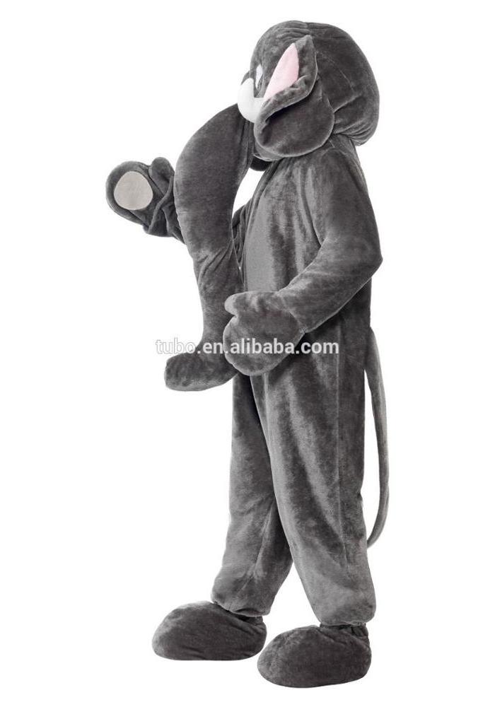 Attractive unisex good plush, cartoon elephant plush costume