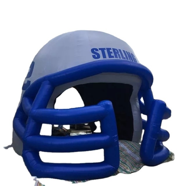 giant inflatable sports team inflatable football helmet and tunnel