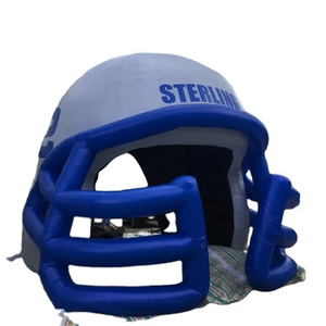 giant inflatable sports team inflatable football helmet and tunnel