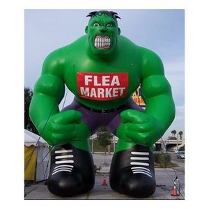 hot sale wholesale custom giant inflatable hulk cartoon characters