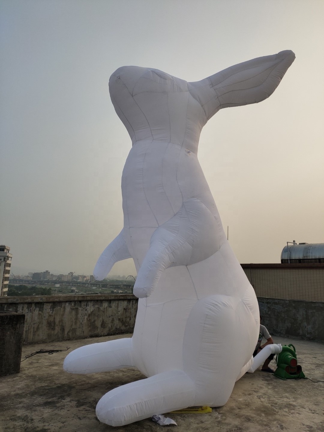 hot sale 5m advertising custom giant inflatable bunny rabbit