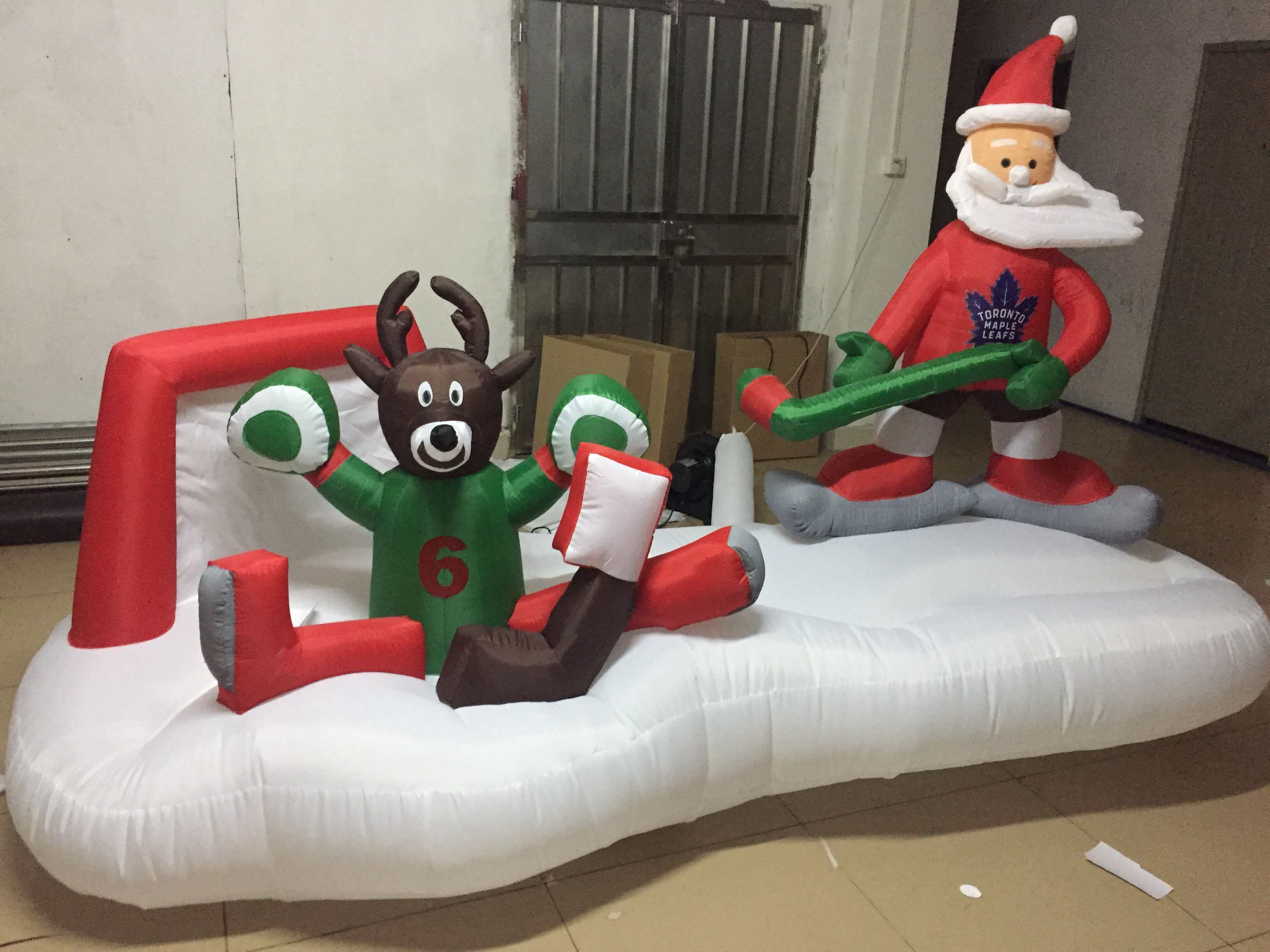 hot sale custom advertising outdoor inflatable santa claus for christmas decorations outdoor