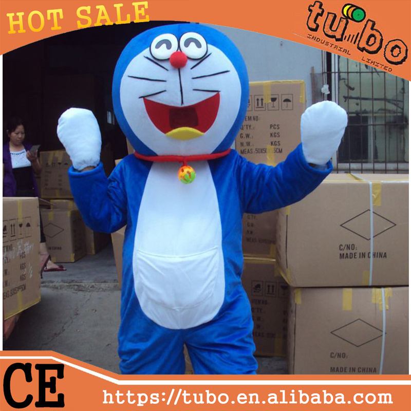 2015 hot sell! cheap plush doraemon / doraemon mascot costume for advertising