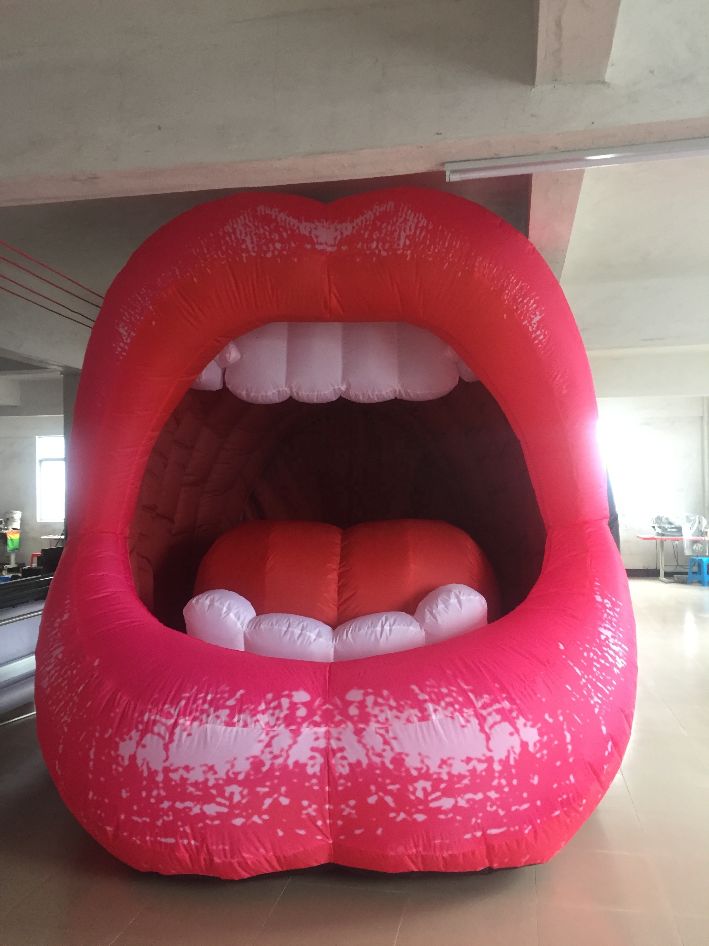 hot sale customized inflatable mouth/inflatable kiss/inflatable lips for inflatable advertising