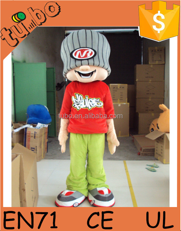 custom plush professional cartoon character mascot / plush mascot costumes for adults for performance/ promotion