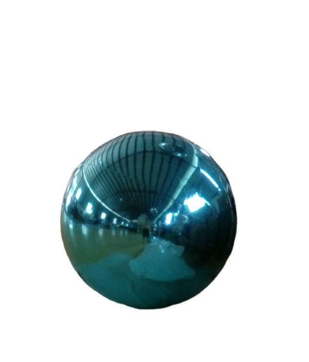 giant pvc inflatable green mirror ball/inflatable santa mirror balloon for sale