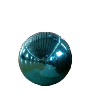 giant pvc inflatable green mirror ball/inflatable santa mirror balloon for sale