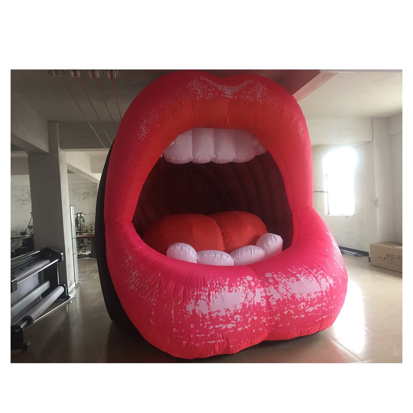 hot sale customized inflatable mouth/inflatable kiss/inflatable lips for inflatable advertising